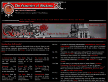 Tablet Screenshot of fraternityofshadows.com